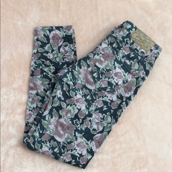 Mango Floral Skinny Jeans - Picture 2 of 5